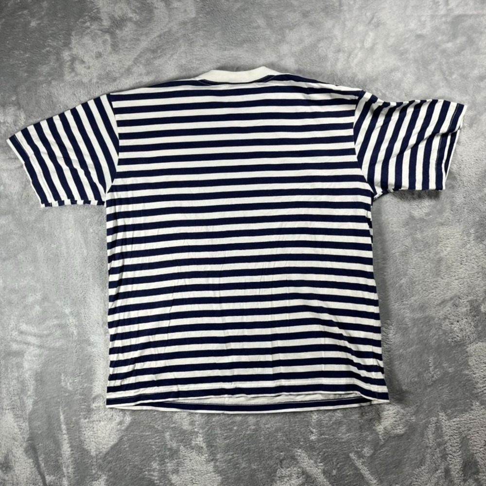 VTG Bounty Cruises Sydney T-Shirt XL Nautical Marine Striped Rugby Style - Picture 8 of 9